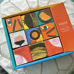 Crocodile creek make a face puzzle blocks